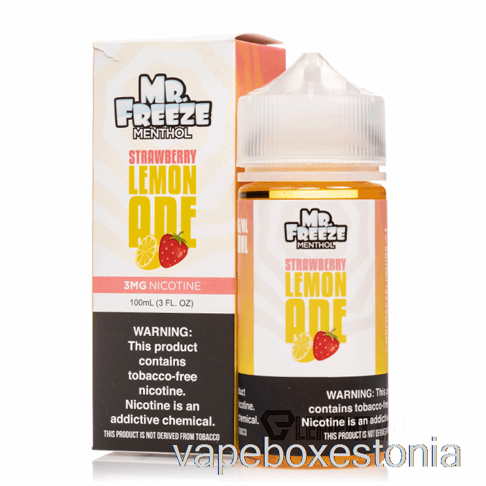 Vape Box Estonia Maasikalimonaad - Mr Freeze - 100ml 0mg